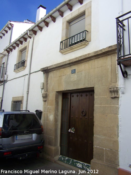 Casa de la Calle Reinosos n 31 - Casa de la Calle Reinosos n 31. Portada