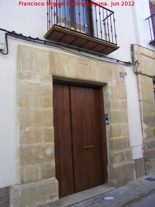 Casa de la Calle Alcal n 12 - Casa de la Calle Alcal n 12. Portada