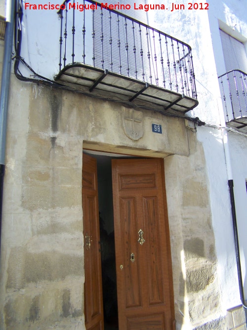 Casa de la Calle del Rojo nº 98 - Casa de la Calle del Rojo nº 98. Portada