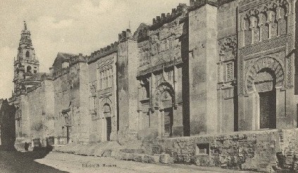 Mezquita Catedral. Muro Occidental - Mezquita Catedral. Muro Occidental. Foto antigua