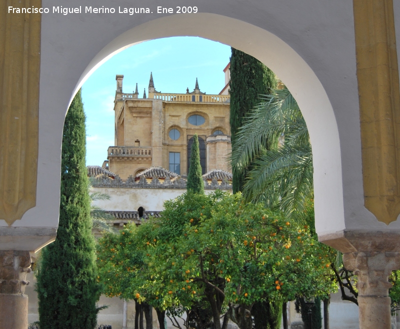 Mezquita Catedral. Patio de los Naranjos - Mezquita Catedral. Patio de los Naranjos. Patio de los Naranjos desde los soportales