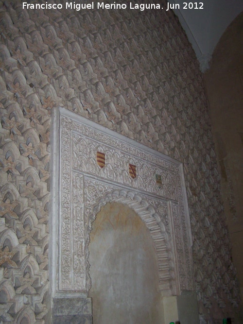 Mezquita Catedral. Cmara de la Limosna - Mezquita Catedral. Cmara de la Limosna. Celosa mudejar Capilla de San Pedro