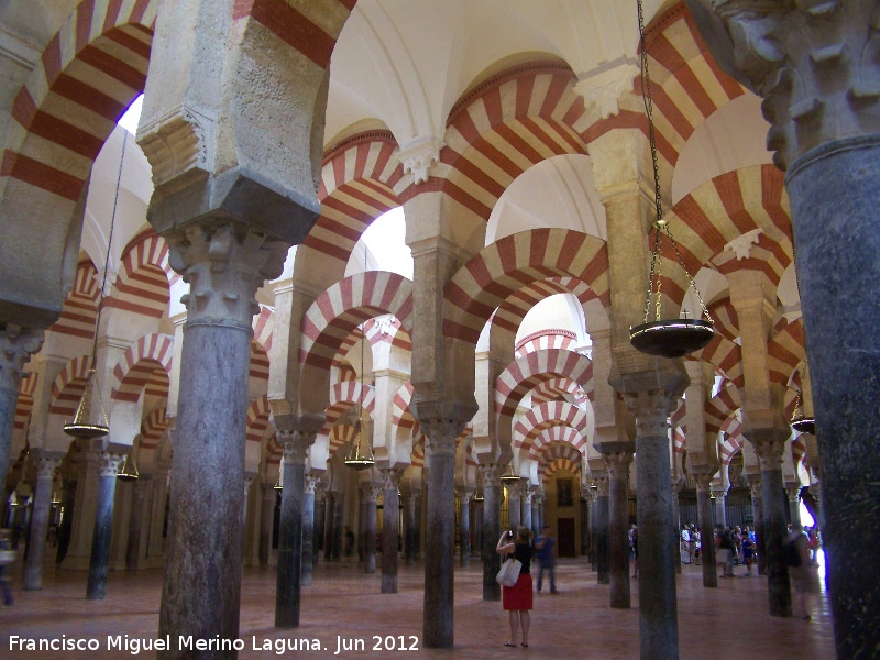 Mezquita Catedral. Ampliacin de Almanzor - Mezquita Catedral. Ampliacin de Almanzor. 