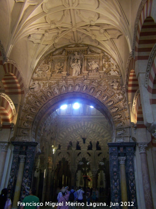 Mezquita Catedral. Capilla de Villaviciosa - Mezquita Catedral. Capilla de Villaviciosa. Arco de herradura