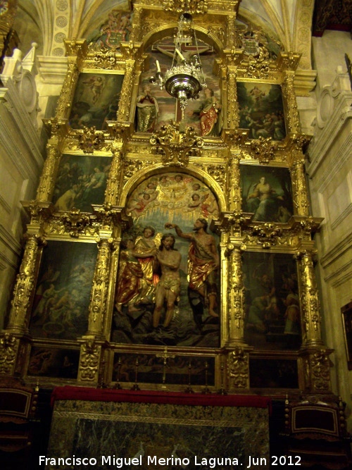 Mezquita Catedral. Capilla de San Juan Bautista - Mezquita Catedral. Capilla de San Juan Bautista. Retablo