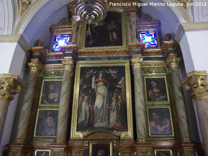 Mezquita Catedral. Capilla de Santa Francisca Romana y Santa rsula - Mezquita Catedral. Capilla de Santa Francisca Romana y Santa rsula. Retablo