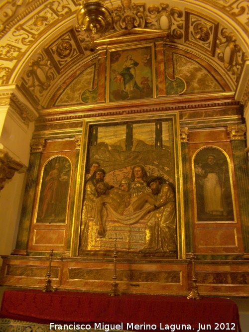 Mezquita Catedral. Capilla de los Santos Varones - Mezquita Catedral. Capilla de los Santos Varones. Retablo