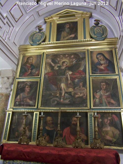 Mezquita Catedral. Capilla de San Miguel o San Eulogio - Mezquita Catedral. Capilla de San Miguel o San Eulogio. Retablo