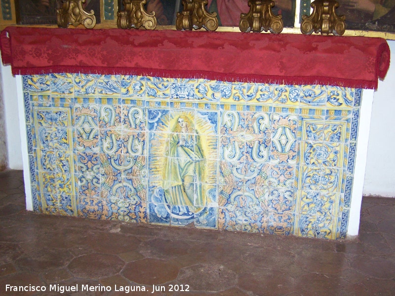 Mezquita Catedral. Capilla de San Miguel o San Eulogio - Mezquita Catedral. Capilla de San Miguel o San Eulogio. Altar