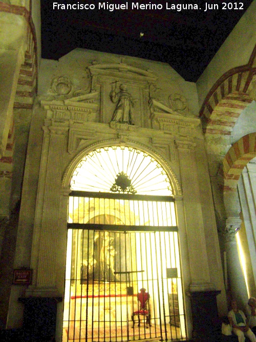 Mezquita Catedral. Capilla de Santa Mara Magdalena - Mezquita Catedral. Capilla de Santa Mara Magdalena. Portada