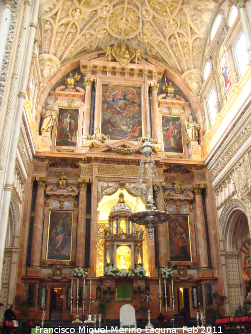 Mezquita Catedral. Capilla Mayor - Mezquita Catedral. Capilla Mayor. 