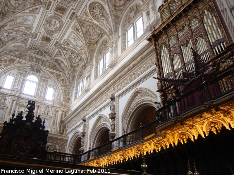 Mezquita Catedral. rganos - Mezquita Catedral. rganos. Bveda, coro y rgano