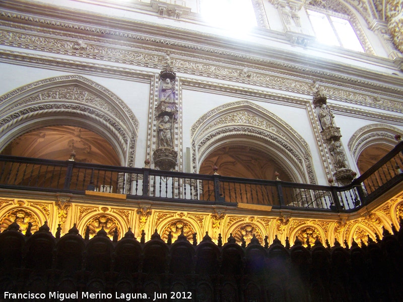 Mezquita Catedral. Bveda del Coro - Mezquita Catedral. Bveda del Coro. Arcos