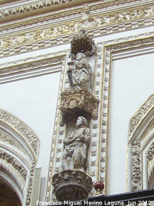 Mezquita Catedral. Bveda del Coro - Mezquita Catedral. Bveda del Coro. Estatuas