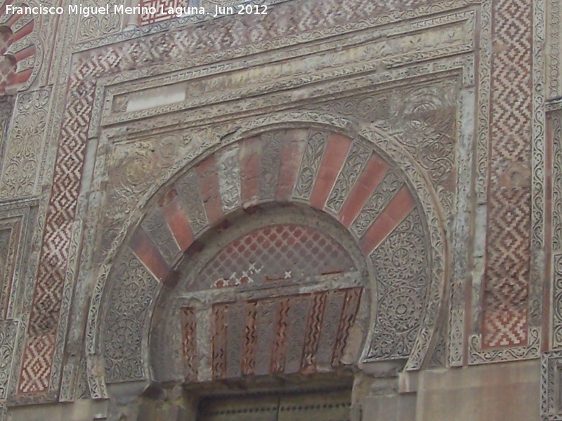 Mezquita Catedral. Puerta de la Concepcin - Mezquita Catedral. Puerta de la Concepcin. Arco