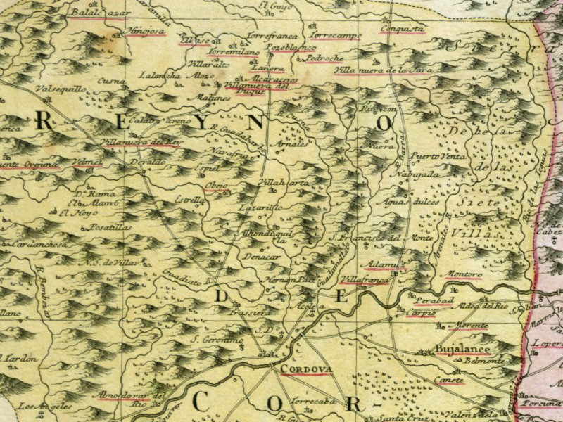 Historia de El Carpio - Historia de El Carpio. Mapa 1782