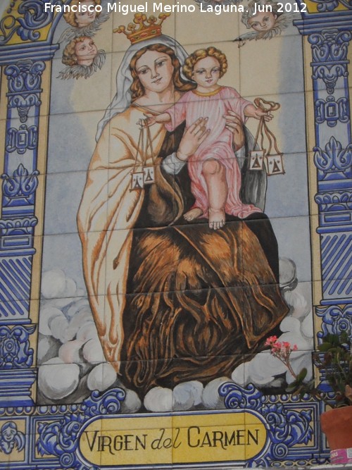 Hornacina de la Virgen del Carmen - Hornacina de la Virgen del Carmen. Virgen del Carmen