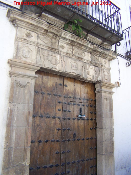 Casa de la Calle Carnicera n 85 - Casa de la Calle Carnicera n 85. Portada