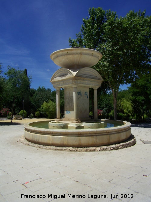 Fuente del Parque del Emigrante - Fuente del Parque del Emigrante. 