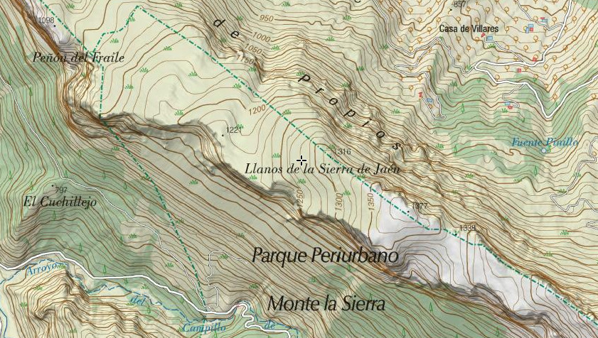 Llanos de la Sierra - Llanos de la Sierra. Mapa