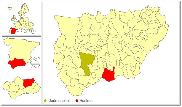 Huelma - Huelma. Localizacin