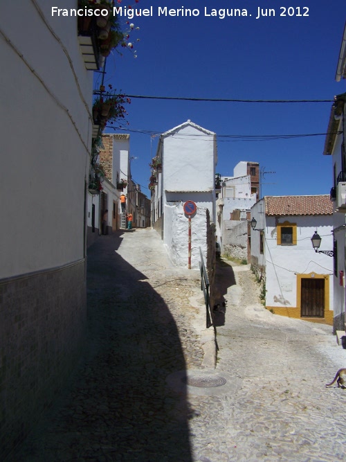Calle Enmedio - Calle Enmedio. Interseccin con la Calle Muralla