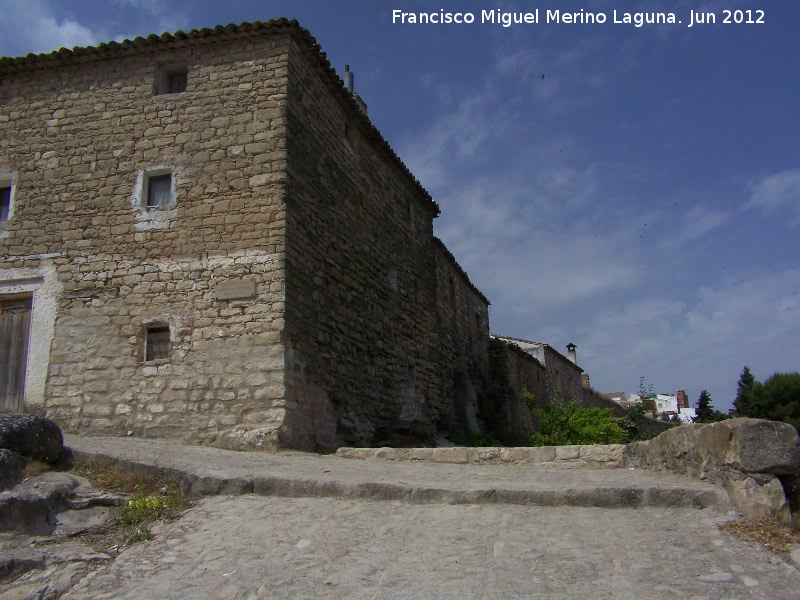 Cuesta de los Borricos - Cuesta de los Borricos. Final de la cuesta donde estaba la Puerta de la Canal