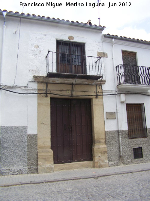 Casa de la Calle San Miguel n 5 - Casa de la Calle San Miguel n 5. Fachada