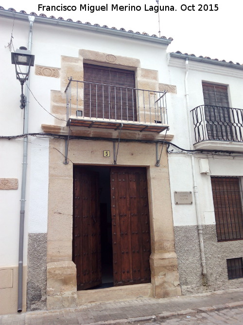 Casa de la Calle San Miguel n 5 - Casa de la Calle San Miguel n 5. Fachada