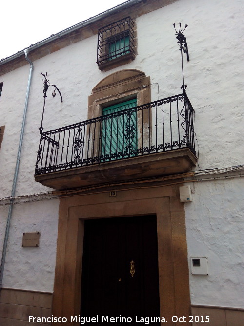 Casa de la Calle San Miguel n 16 - Casa de la Calle San Miguel n 16. Fachada