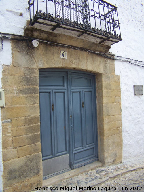 Casa de la Calle Minas n 41 - Casa de la Calle Minas n 41. Portada