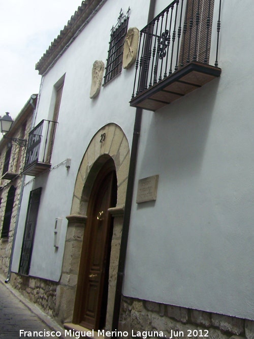Casa de la Calle San Miguel n 29 - Casa de la Calle San Miguel n 29. Portada