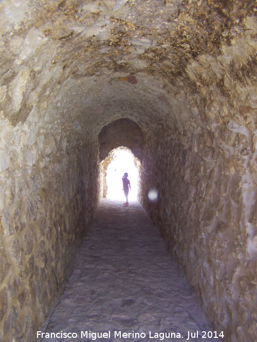 Castillo de Solera - Castillo de Solera. Pasadizo