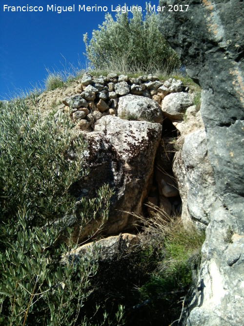 Castillo de Ruicerezo - Castillo de Ruicerezo. Restos de muralla