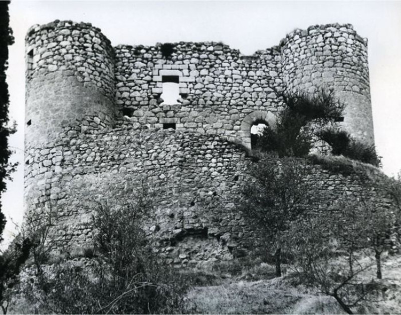 Castillo de los Duques de Alburquerque - Castillo de los Duques de Alburquerque. Foto antigua