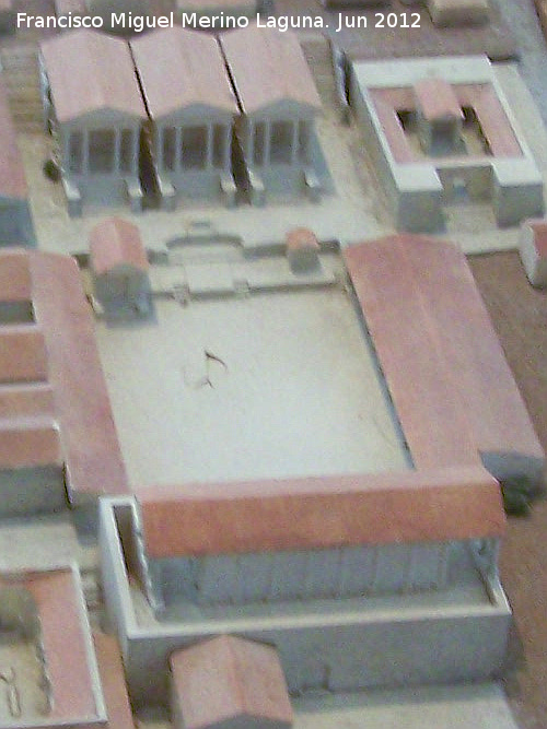 Baelo Claudia. Foro - Baelo Claudia. Foro. Maqueta