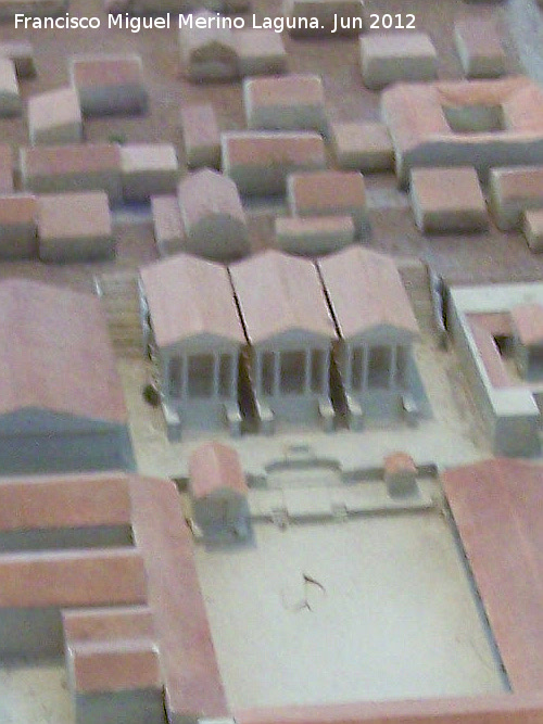 Baelo Claudia. Capitolio - Baelo Claudia. Capitolio. Maqueta