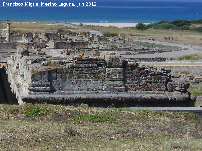 Baelo Claudia. Capitolio - Baelo Claudia. Capitolio. Templo de Minerva