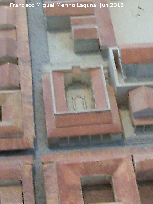 Baelo Claudia. Mercado - Baelo Claudia. Mercado. Maqueta