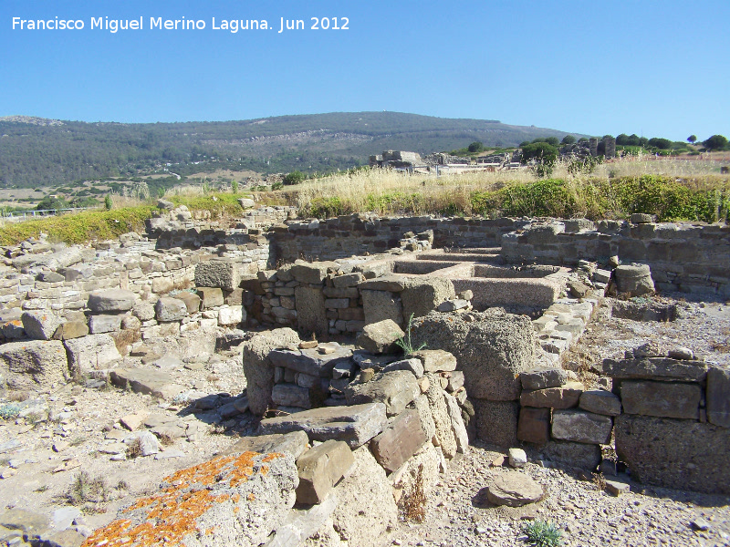 Baelo Claudia. Fbrica de Salazn al Norte del Decumanus Maximus - Baelo Claudia. Fbrica de Salazn al Norte del Decumanus Maximus. 