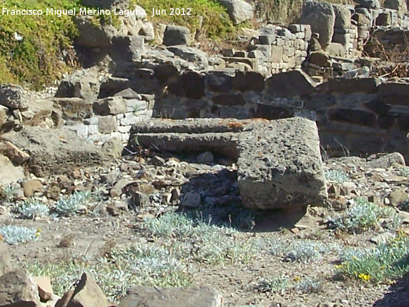 Baelo Claudia. Fbrica de Salazn al Norte del Decumanus Maximus - Baelo Claudia. Fbrica de Salazn al Norte del Decumanus Maximus. Restos de una piscina o pileta