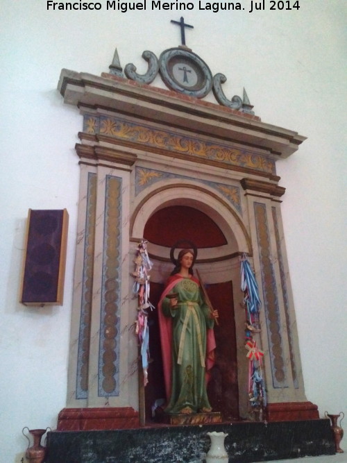 Santuario de La Virgen de La Fuensanta - Santuario de La Virgen de La Fuensanta. Retablo lateral