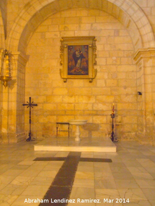 Iglesia de la Inmaculada - Iglesia de la Inmaculada. Baptisterio