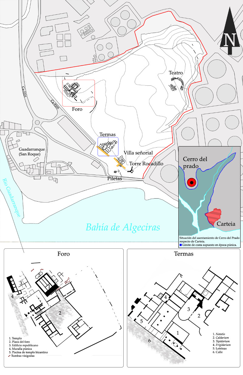 Carteia - Carteia. Plano