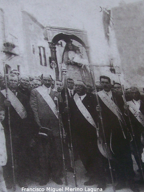 Museo de Santa Ana - Museo de Santa Ana. Foto antigua. Procesin de Santa Ana