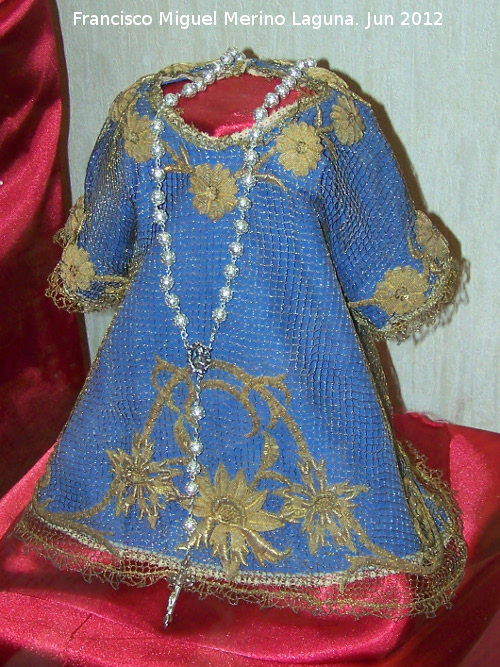 Museo de Santa Ana - Museo de Santa Ana. Vestido de la Virgen