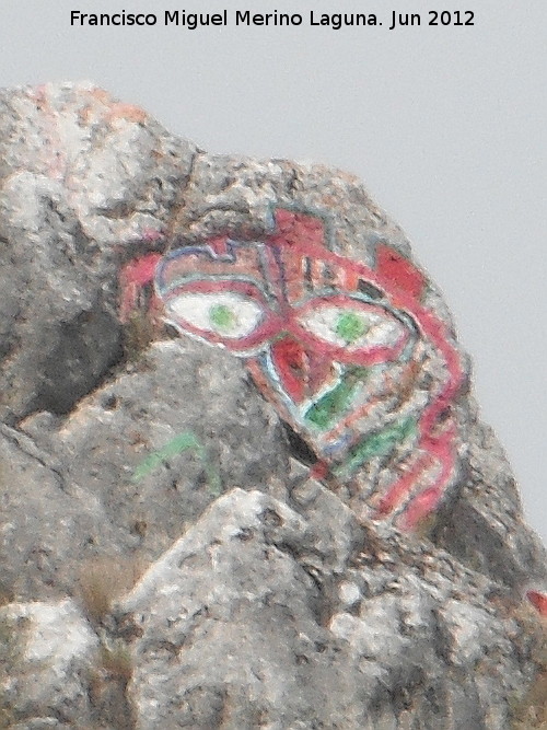 Piedra Pintada del Cerro Miguelico - Piedra Pintada del Cerro Miguelico. 