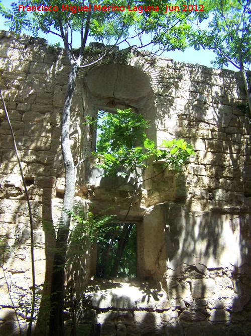 Ermita-Hospedera Madre de Dios del Campo - Ermita-Hospedera Madre de Dios del Campo. Muro del habitculo norte