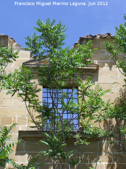 Ermita-Hospedera Madre de Dios del Campo - Ermita-Hospedera Madre de Dios del Campo. Ventana de la fachada de la Ermita