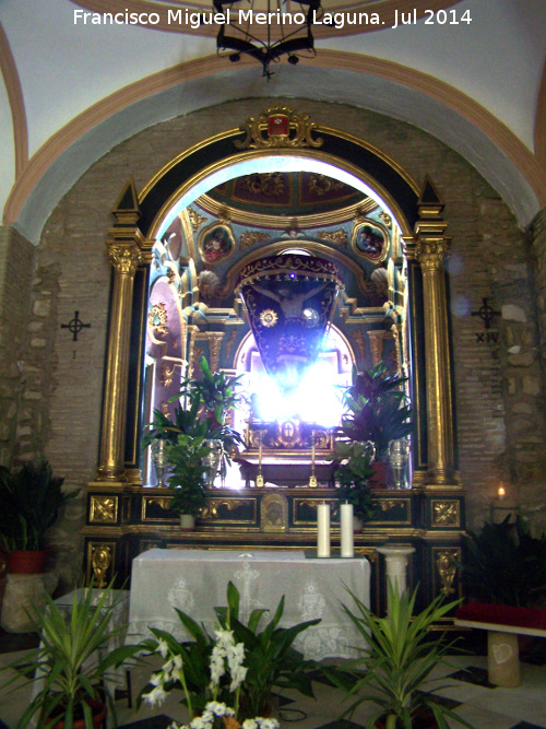 Ermita del Cristo de la Vera Cruz - Ermita del Cristo de la Vera Cruz. Altar